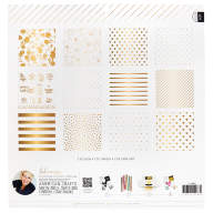 Набор бумаги от Heidi Swapp для MINC «White» - 30.5х30.5 см - Набор бумаги от Heidi Swapp для MINC «White» - 30.5х30.5 см