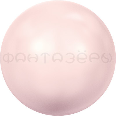 Бусины стеклянные "Сваровски" кристалл под жемчуг  3 мм 10 шт., розовый (rosaline 294)