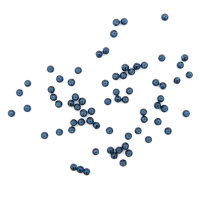 Бусины стеклянные Candy 4мм, 100(+/5)шт/упак, Астра (10 синий)