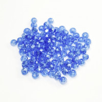 Бусины стекло "Рондель" 2 мм. 90±5шт., цвет синий бензин (323)