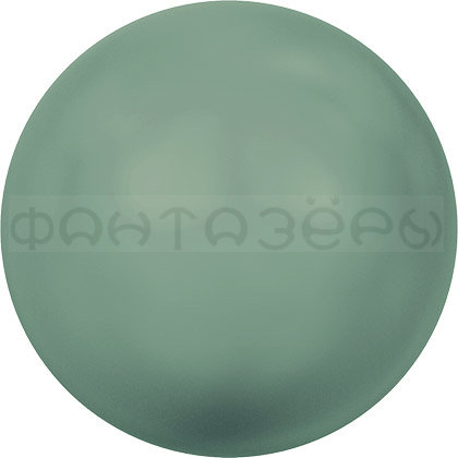 Бусины стеклянные "Сваровски"  кристалл под жемчуг  8 мм  10 шт., св.зеленый (jade 715)