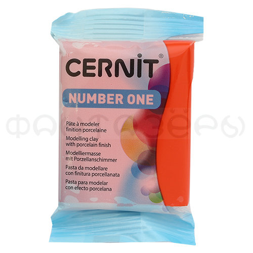 Пластика зепекаемая "Cernit № 1" 56-62 гр. (428 красный мак)