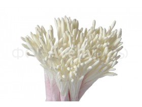 Тычинки для цветов белые длинные, 500 шт