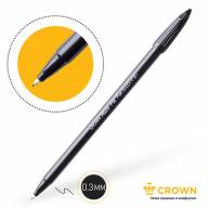 Ручка капиллярная Crown 0.3мм, черная - Ручка капиллярная Crown 0.3мм, черная