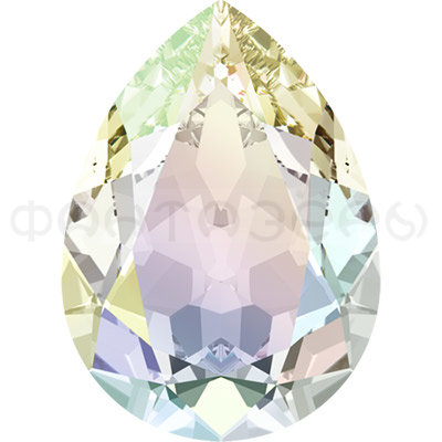 Ювелирный кристалл "Сваровски" CrystalАВ  18 х 13 мм, перламутр (crystal AB)