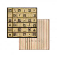 Лист двусторонней бумаги "Illusion cards" 250гр. 30,5*30,5см.