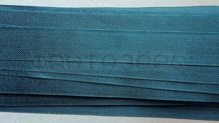 Лента-шебби 13 мм., уп. - 2 м. #184 сине-зеленый