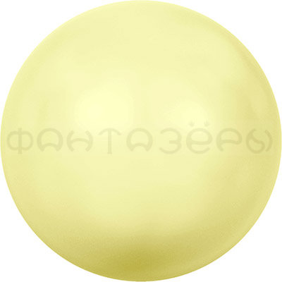 Бусины стеклянные "Сваровски"  кристалл под жемчуг  5 мм  5 шт., нежно-желтый (yellow 945)