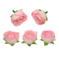 Бутон цветка искусственный, 3.5см, 5 шт/упак (розовый)