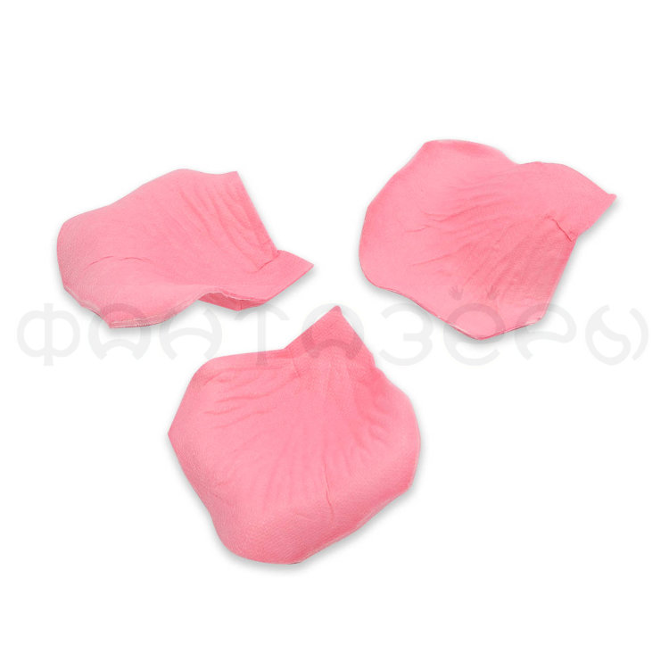 Лепестки розы из ткани 5*5см, 144шт/упак (розовый)