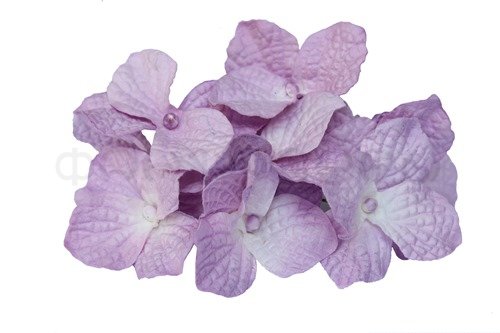 Букетик гортензии, фиолетовый, 10 цветочков