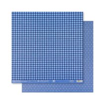 Бумага для скрапбукинга «Синяя базовая», 30.5 × 32 см, 190 г/м.
