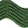 Тесьма отделочная "ЗИГ-ЗАГ" 5 мм., уп.- 3 м., #013 зеленый