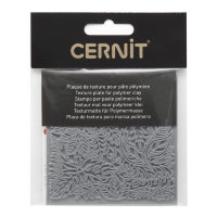 Текстура для пластики резиновая "Листья", 9х9 см. Cernit