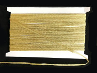 Кружево вязаное  5мм, уп. 4,5м., цв.золото