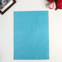 Бумага на клеевой основе пл. 80 гр "Блеск голубой" формат А4