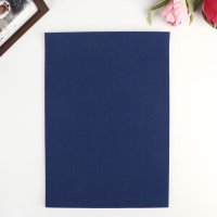 Бумага бархатная на клеевой основе пл. 150 гр "Синяя" формат А4