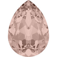 Ювелирный кристалл "Сваровски" 18 х 13 мм, бледно-розовый (v.rose 319)