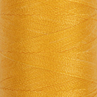 Нитки швейные 100%п/э №40/2, 365м #136 желтый