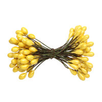 Тычинки для искусственных цветов 0,5*6см, желтый