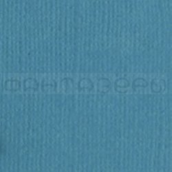 Кардсток с текстурой льна 30,5*30,5см, цвет голубое озеро