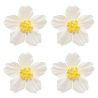 Цветы франжепани, 4 шт, белые