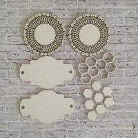 Набор чипборда коллекция Новая Весна №6, размер 10х15 см