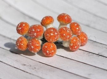 Грибочки оранжевые в обсыпке, 12 шт
