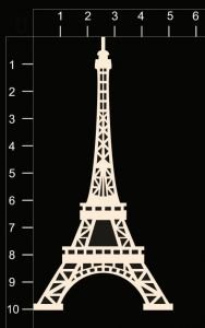 Фигурка из чипборда "Эйфелева башня ажурная", 10*5 см.