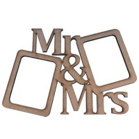 Надпись "Mr&Mrs" МДФ 29х20x0.6 см