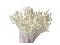 Тычинки для цветов белые длинные, 500 шт