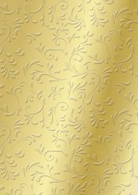 Картон ROMA 220 гр с рельефным рисунком, А4, золотой