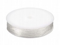 Резинка силиконовая круглая 1.0 мм 8 м. прозрачная