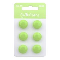 Пуговицы "My Buttons" "Light Green Rounds", 6шт.