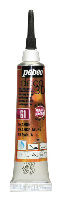Контур deco3D "PEBEO"  №2   20 мл. #556161 оранжевый перламутровый