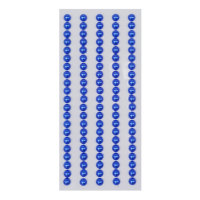 Декоративные наклейки 5мм (жемчуг) #Z37 синий