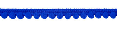 Лента декоративная "Шарики" 10 мм, 1 метр #040 синий