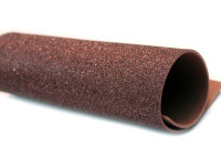 Глиттерный фоамиран 20х30 см., толщина 2мм., коричневый