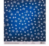 Бумага для скрапбукинга с клеевым слоем «Звезное небо», 20 × 21,5 см, 250 г/м   3665331