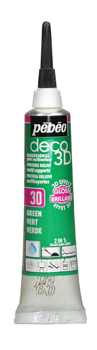 Контур deco3D "PEBEO"  №1   20 мл. #556130 зеленый