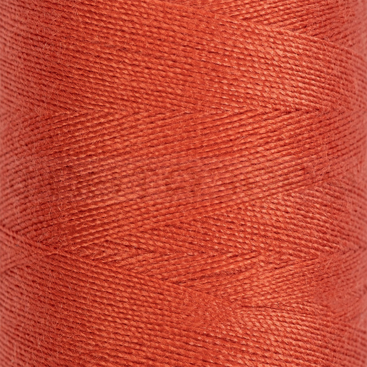 Нитки швейные 100%п/э №40/2, 365м #107 св.оранжевый