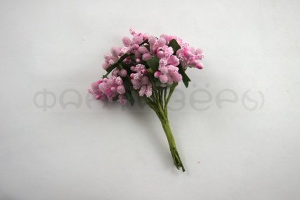 Букетик цветы-тычинки 12шт. розовый
