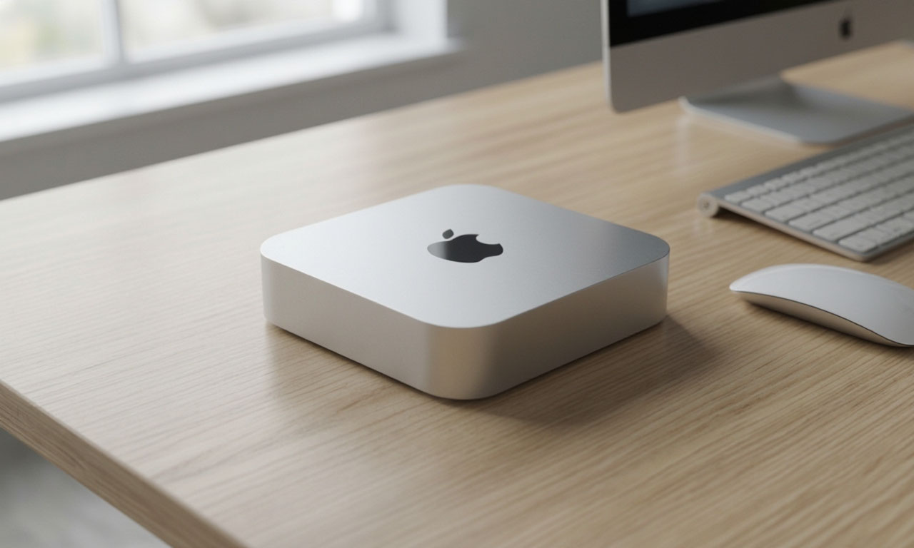 Минималистичная композиция с Mac Mini M6